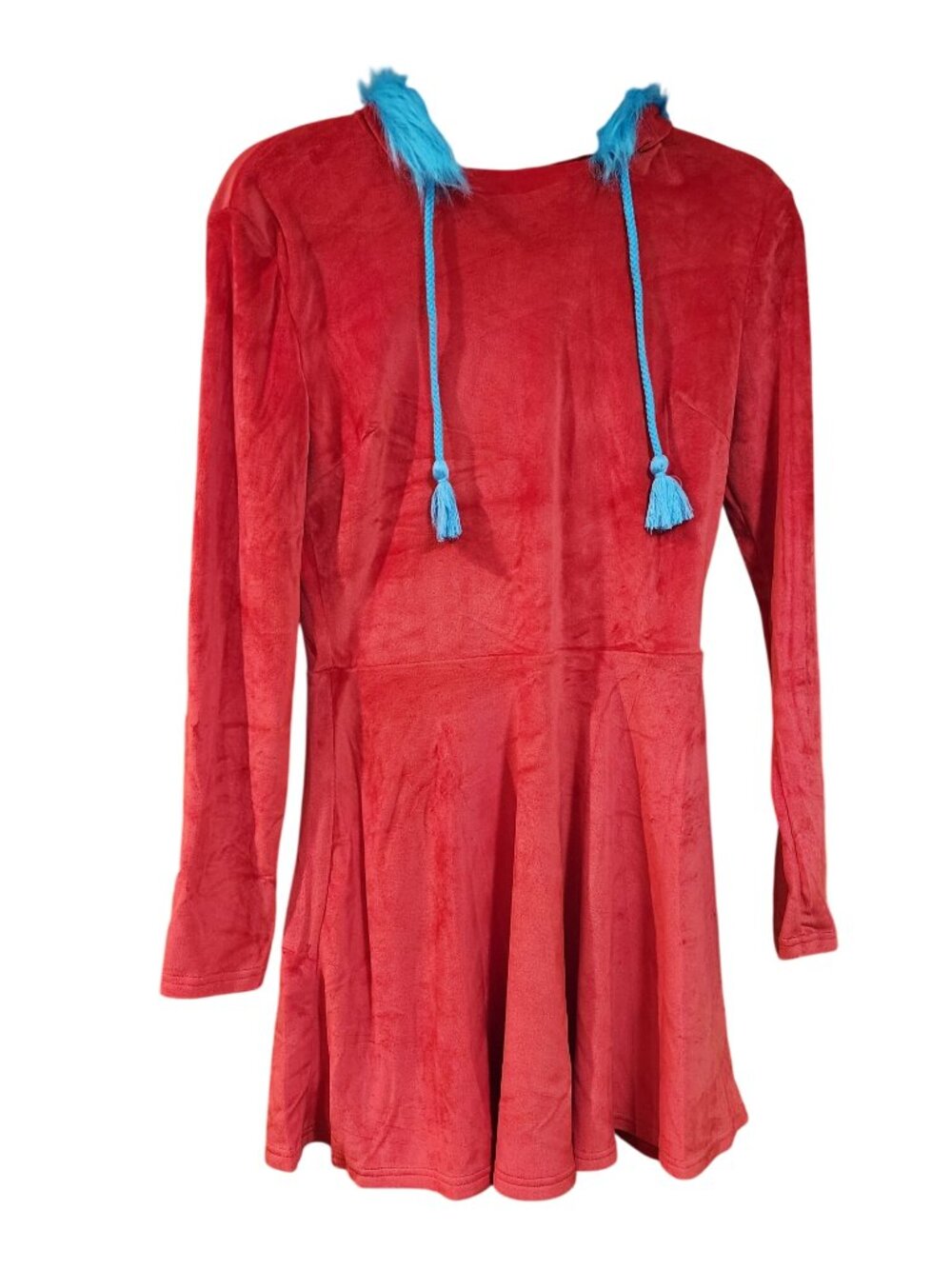 Dr Seuss Thing Two Women’s Dress With Hood Costume Size Small